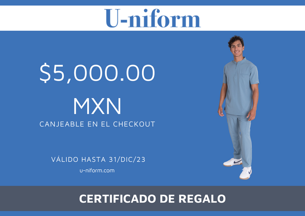 U-niform | Certificado De Regalo Por $5,000.00 mxn
