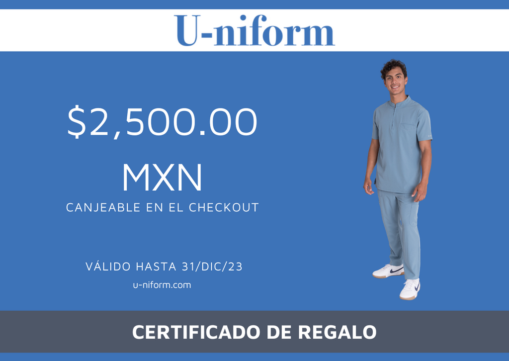 Uniform | Certificado de regalo por $2,500.00 mxn